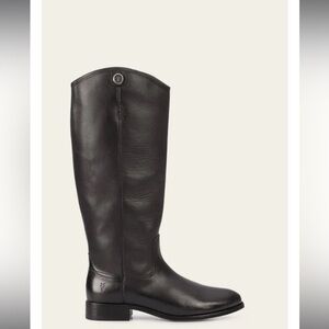Frye Black Leather Tall Boots